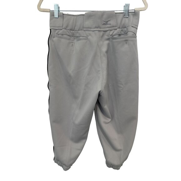 Mizuno Baseball Short Pants Adult Size Small Gray Black Polyester Sportswear NEW - Picture 2 of 6